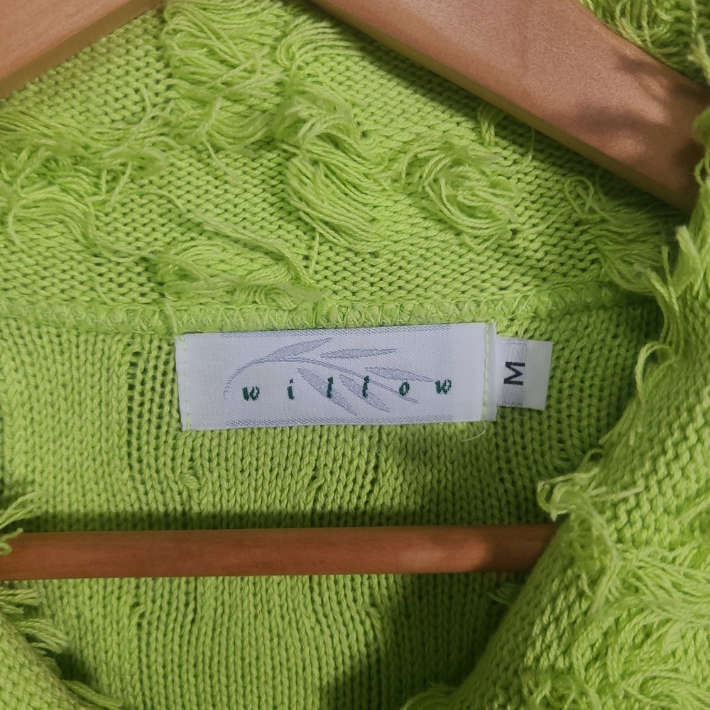 Willow lime green medium sweater - Picture 3 of 7